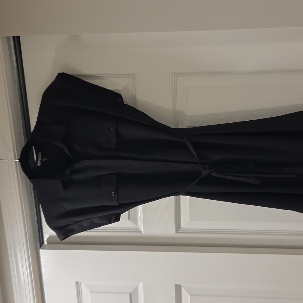 Express  Black Short Sleeve Dress